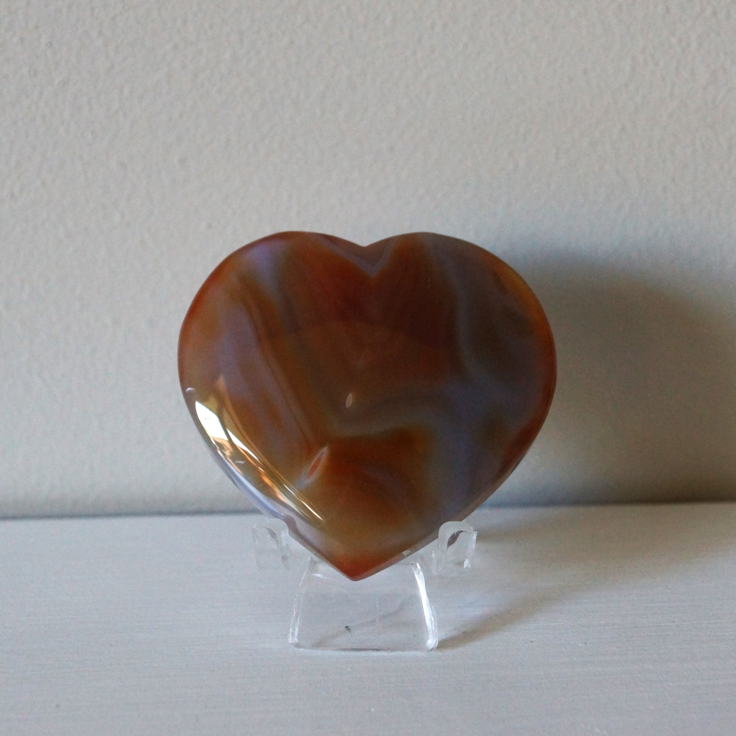 High Quality Carnelian Heart #9