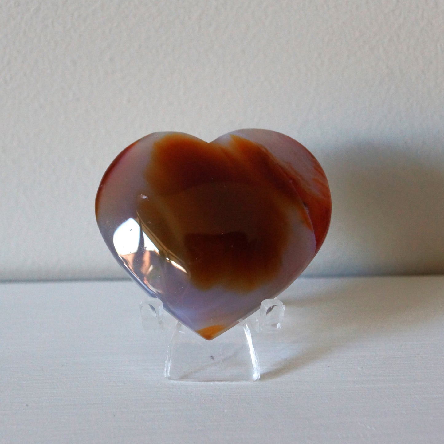 High Quality Carnelian Heart #8