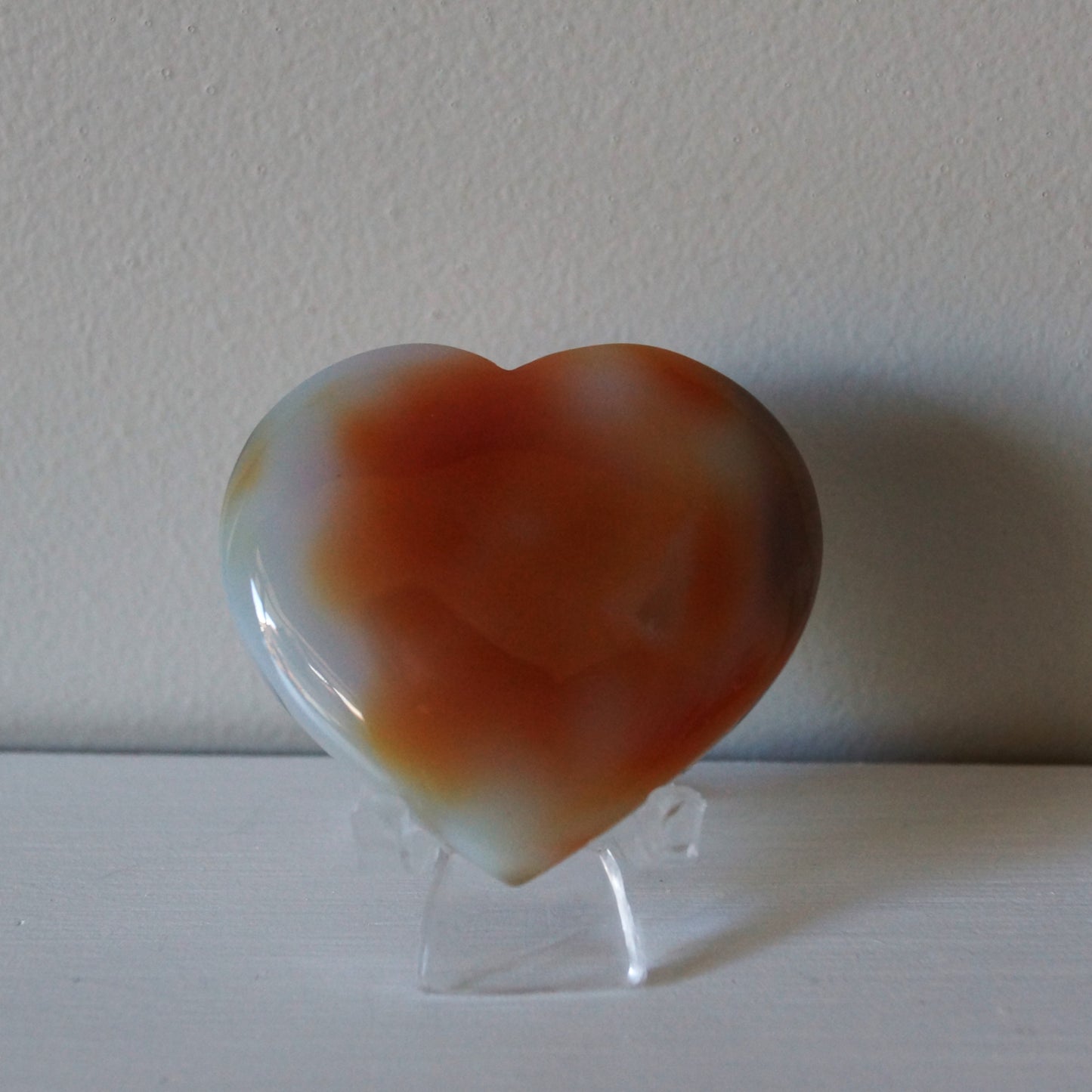 High Quality Carnelian Heart #12