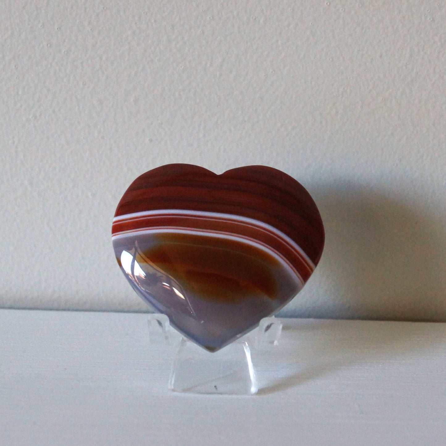 High Quality Carnelian Heart #3