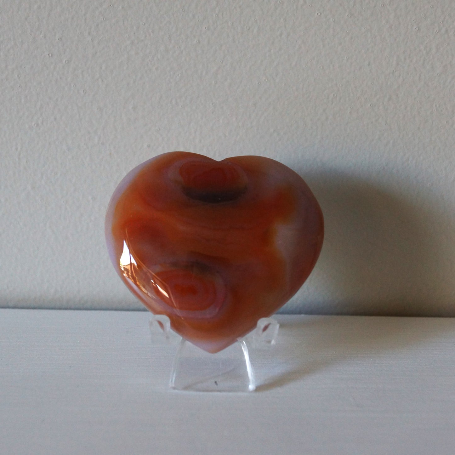 High Quality Carnelian Heart #2