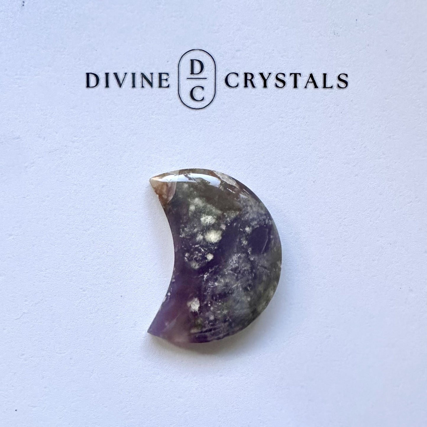 Chalcedony Moon Carving