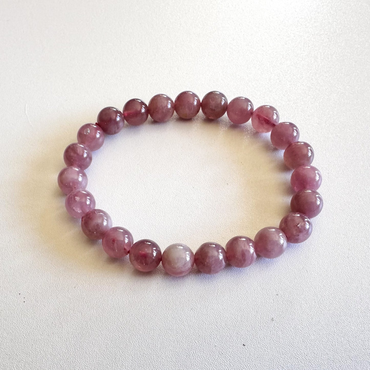 Lavender Rose Quartz Bracelet (Love) β 8mm