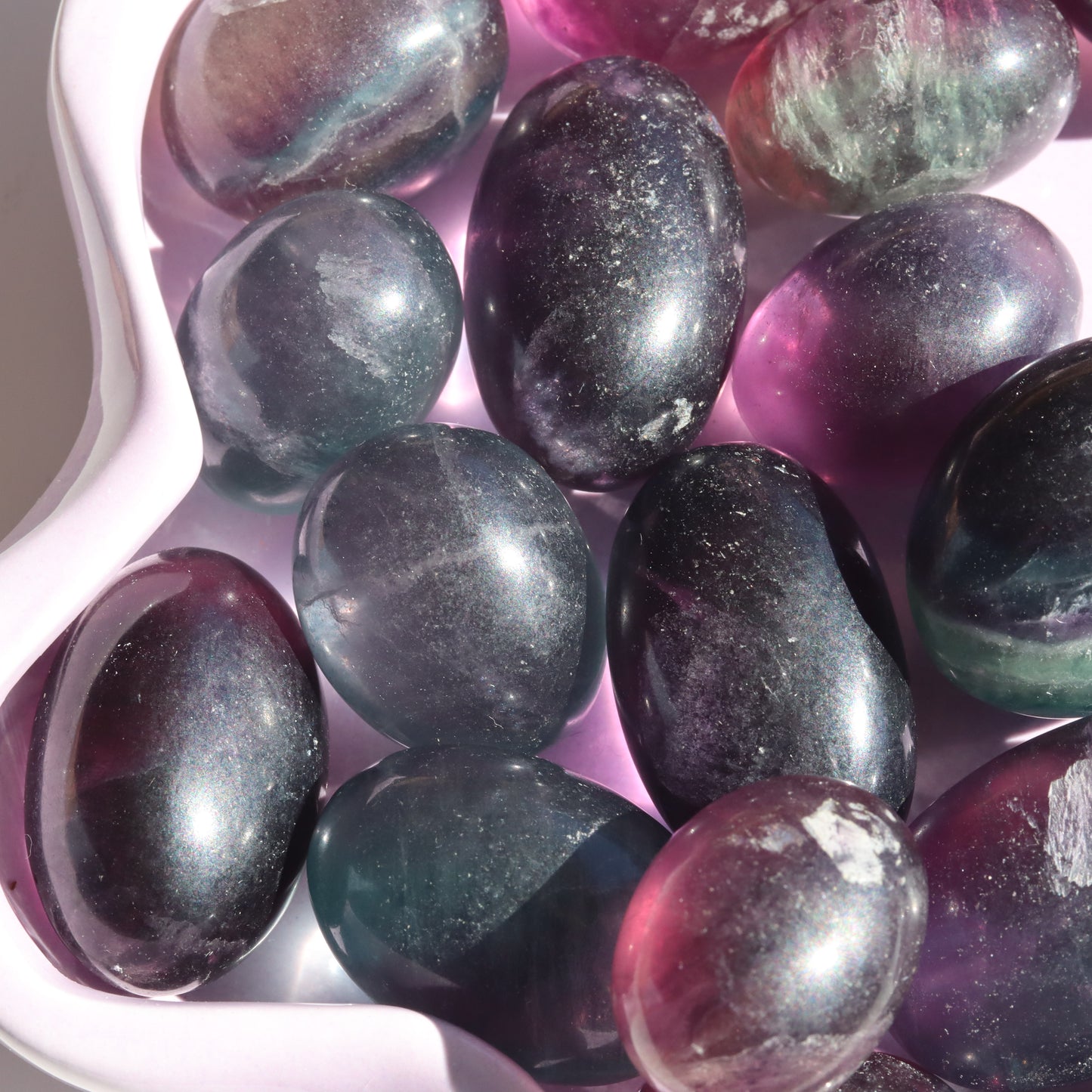 Dark Fluorite Tumble