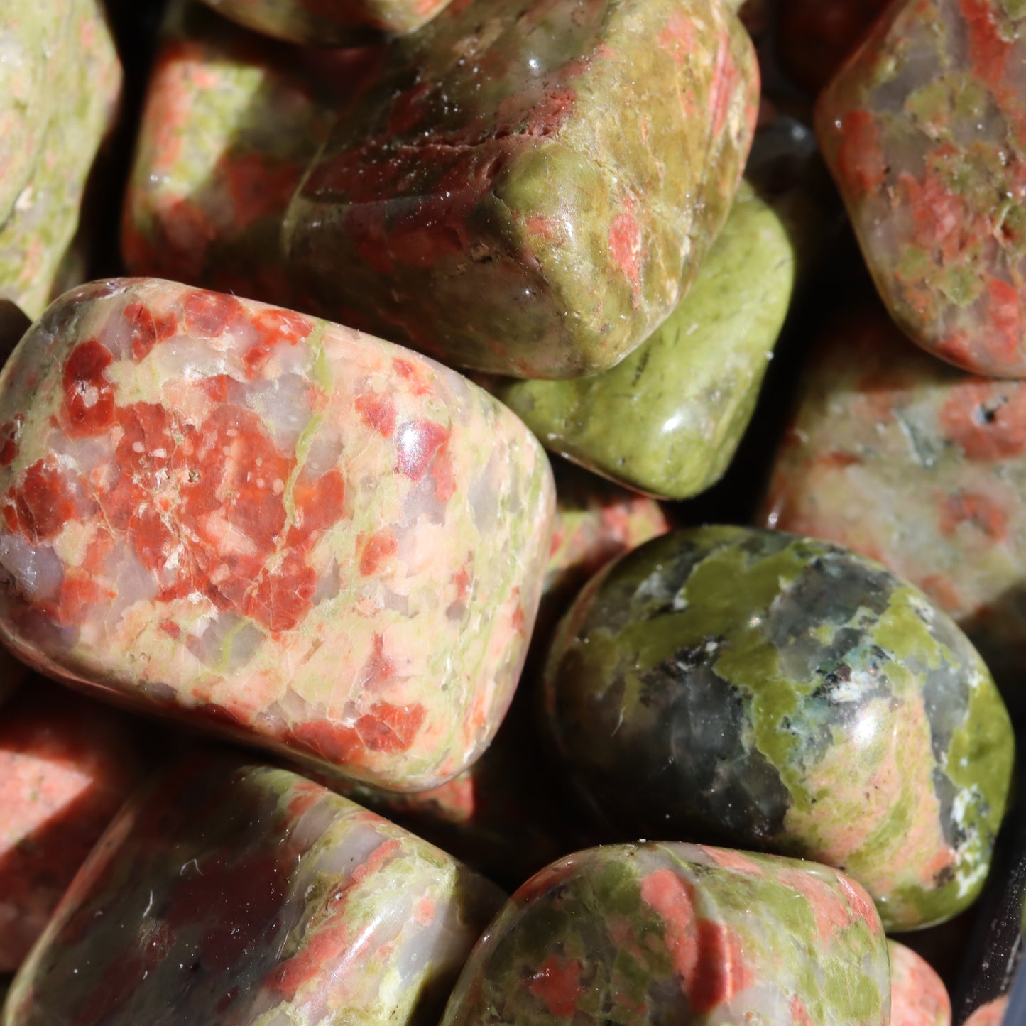 Unakite Standard Tumble