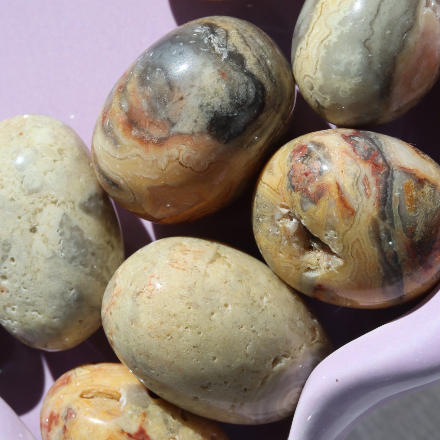 Crazy Lace Agate Tumble