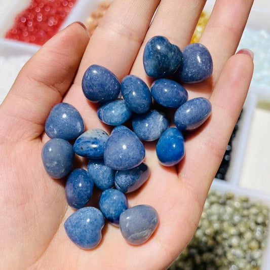 Blue Aventurine Mini Hearts