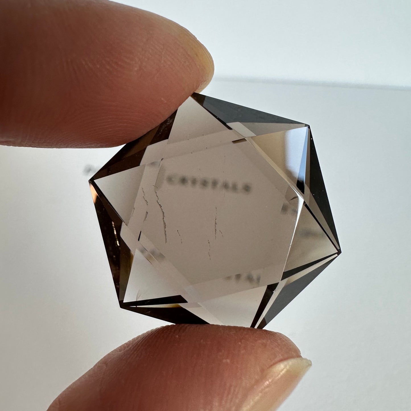 Star of David Smoky Quartz