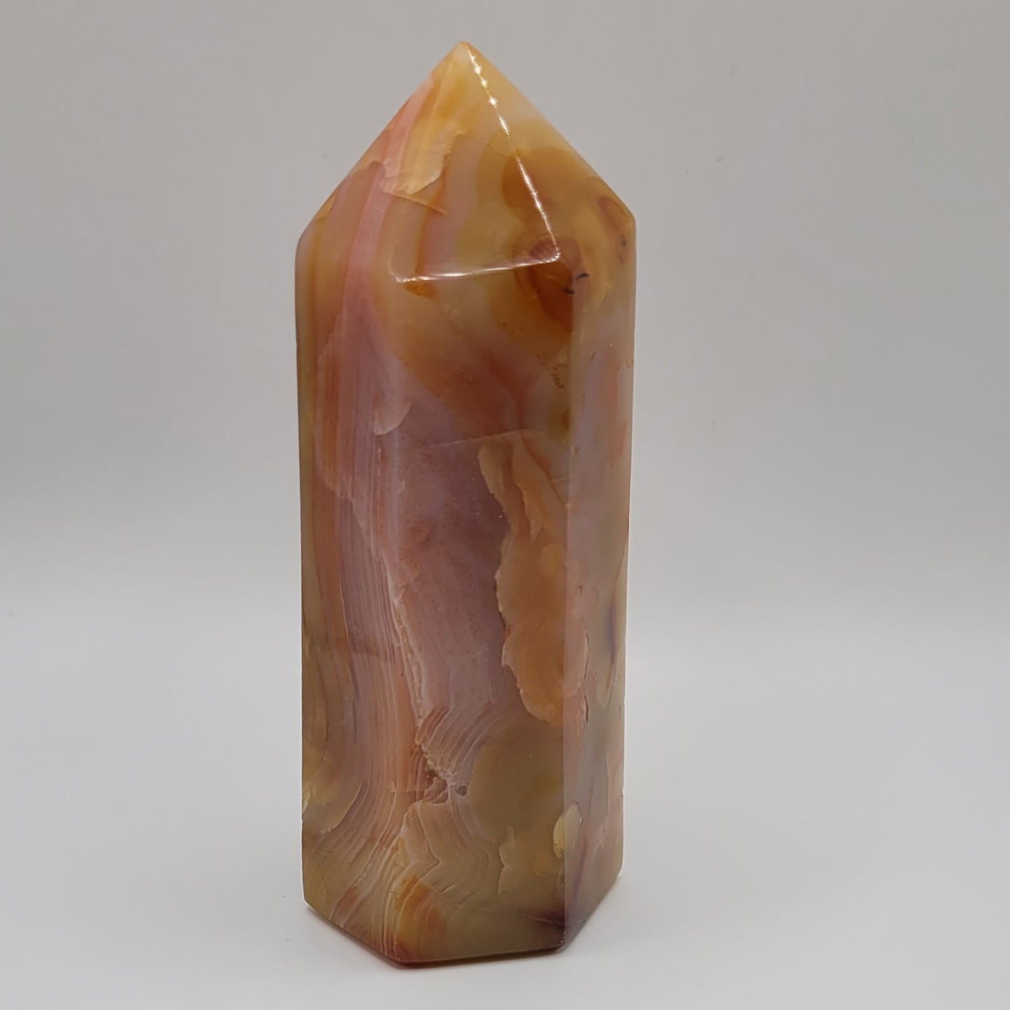 Carnelian Banded Agate Tower