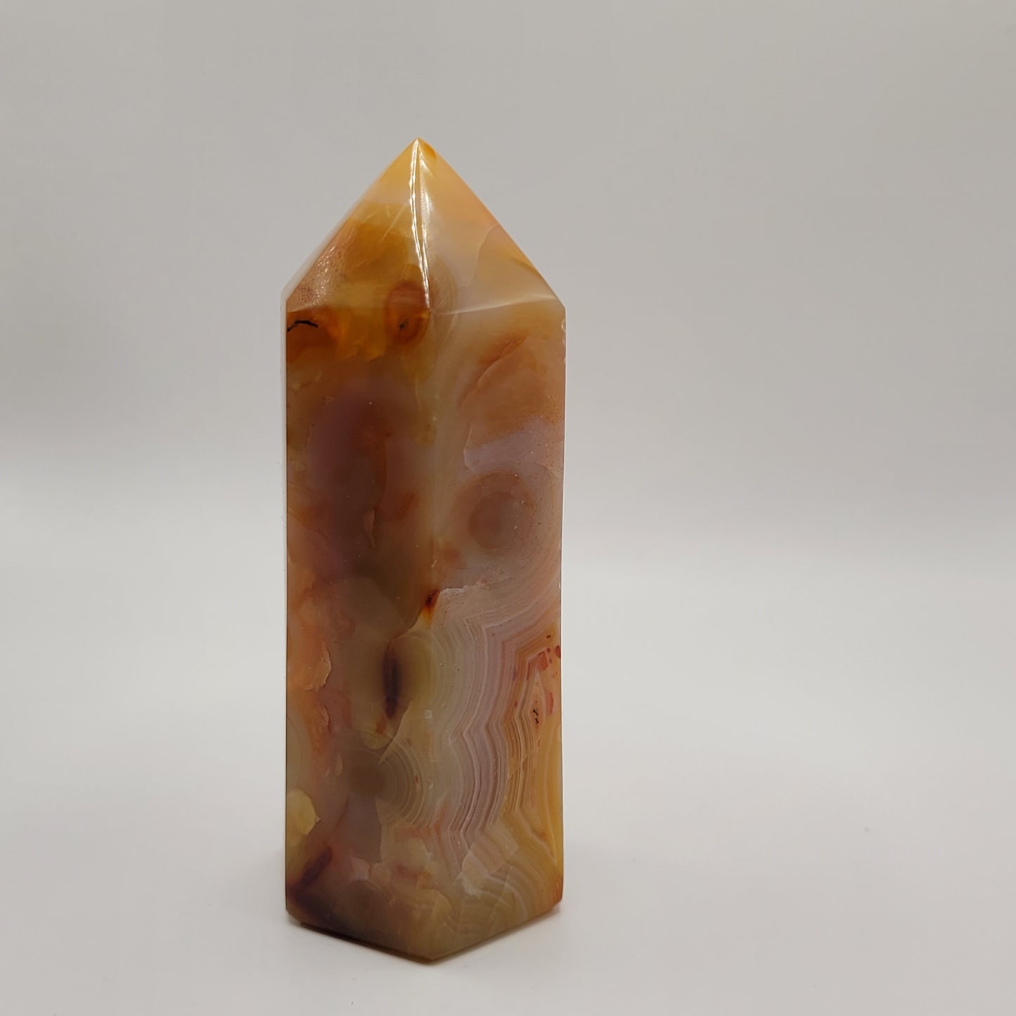 Carnelian Banded Agate Tower