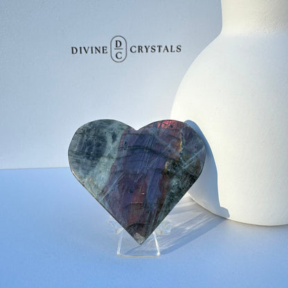 Labradorite Heart – Intuition & Protection