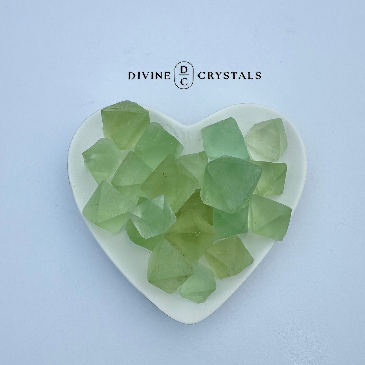 Green Fluorite Diamonds - Clarity & Focus