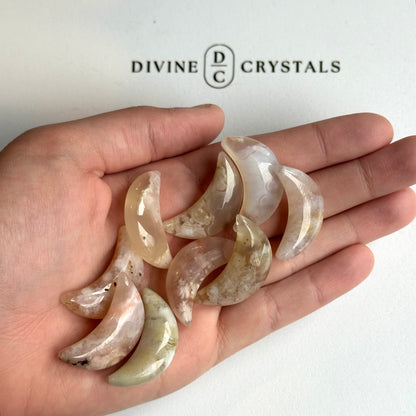 Flower Agate Moon