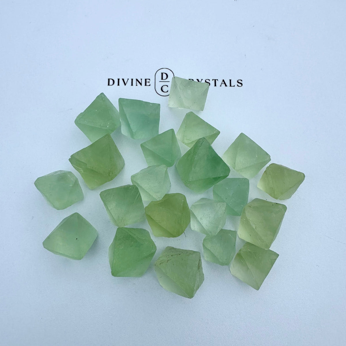 Green Fluorite Diamonds - Clarity & Focus