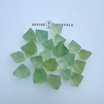 Green Fluorite Diamonds - Clarity & Focus
