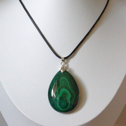 Malachite Pendant — “Stone of Transformation”
