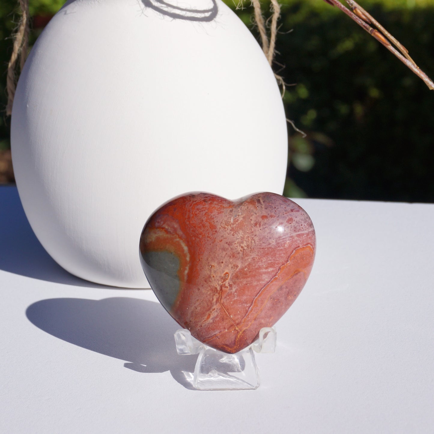 Polychrome Jasper Heart