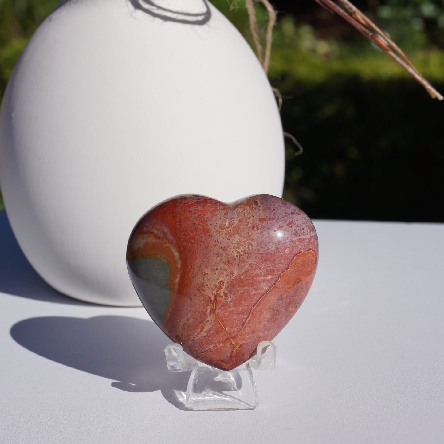 Polychrome Jasper Heart