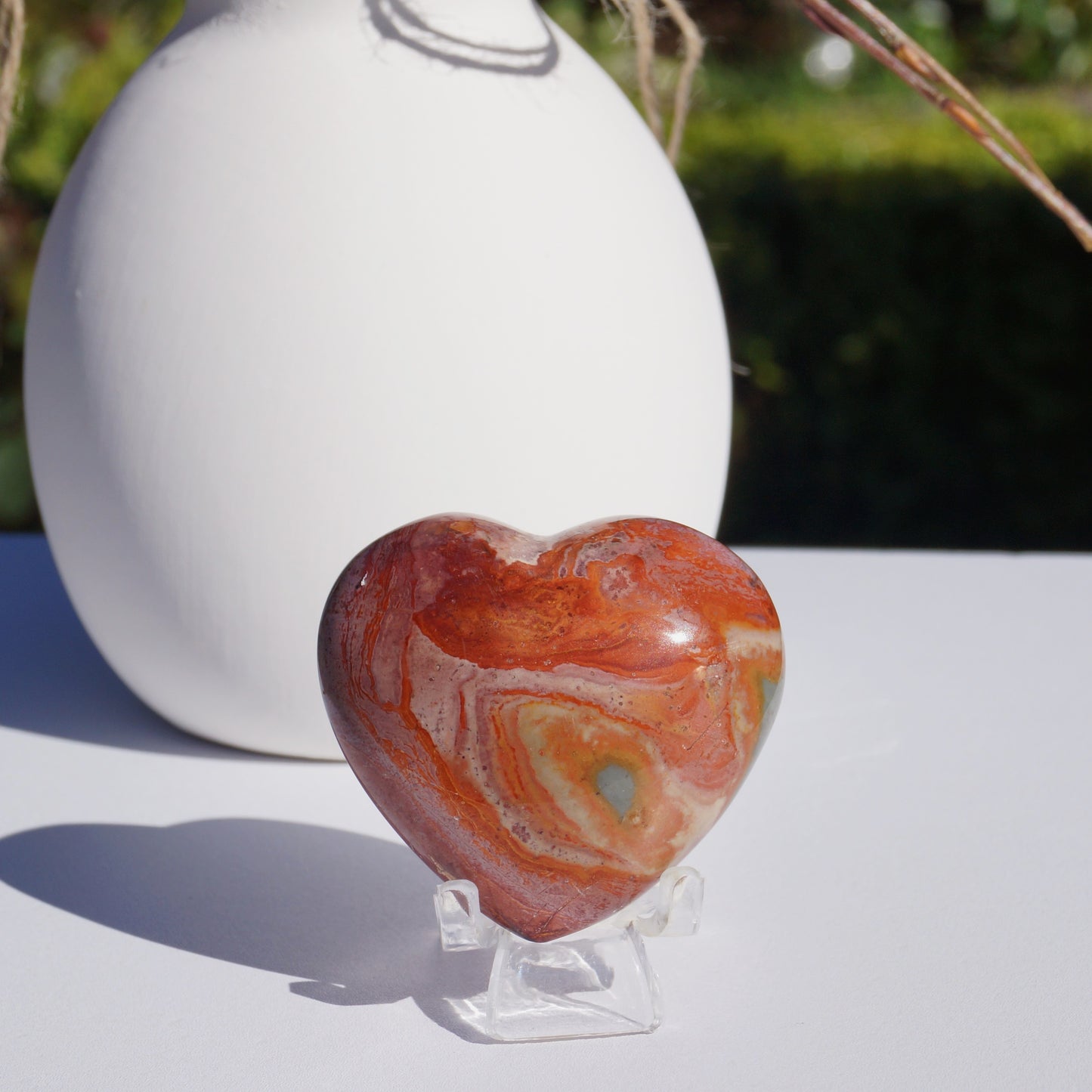 Polychrome Jasper Heart