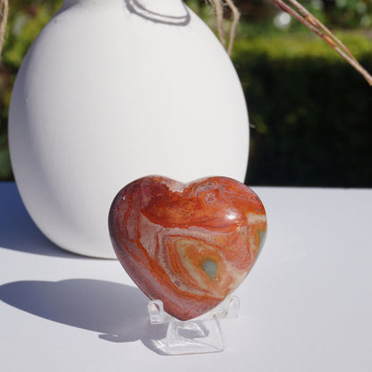 Polychrome Jasper Heart