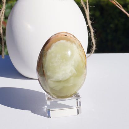 Banded Onyx Calcite Egg