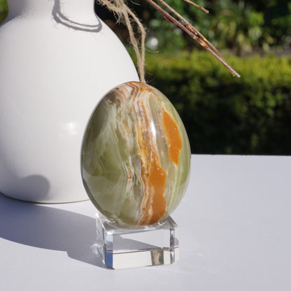 Banded Onyx Calcite Egg