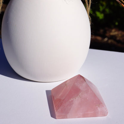 Rose Quartz Pyramid