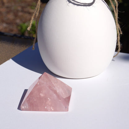 Rose Quartz Pyramid