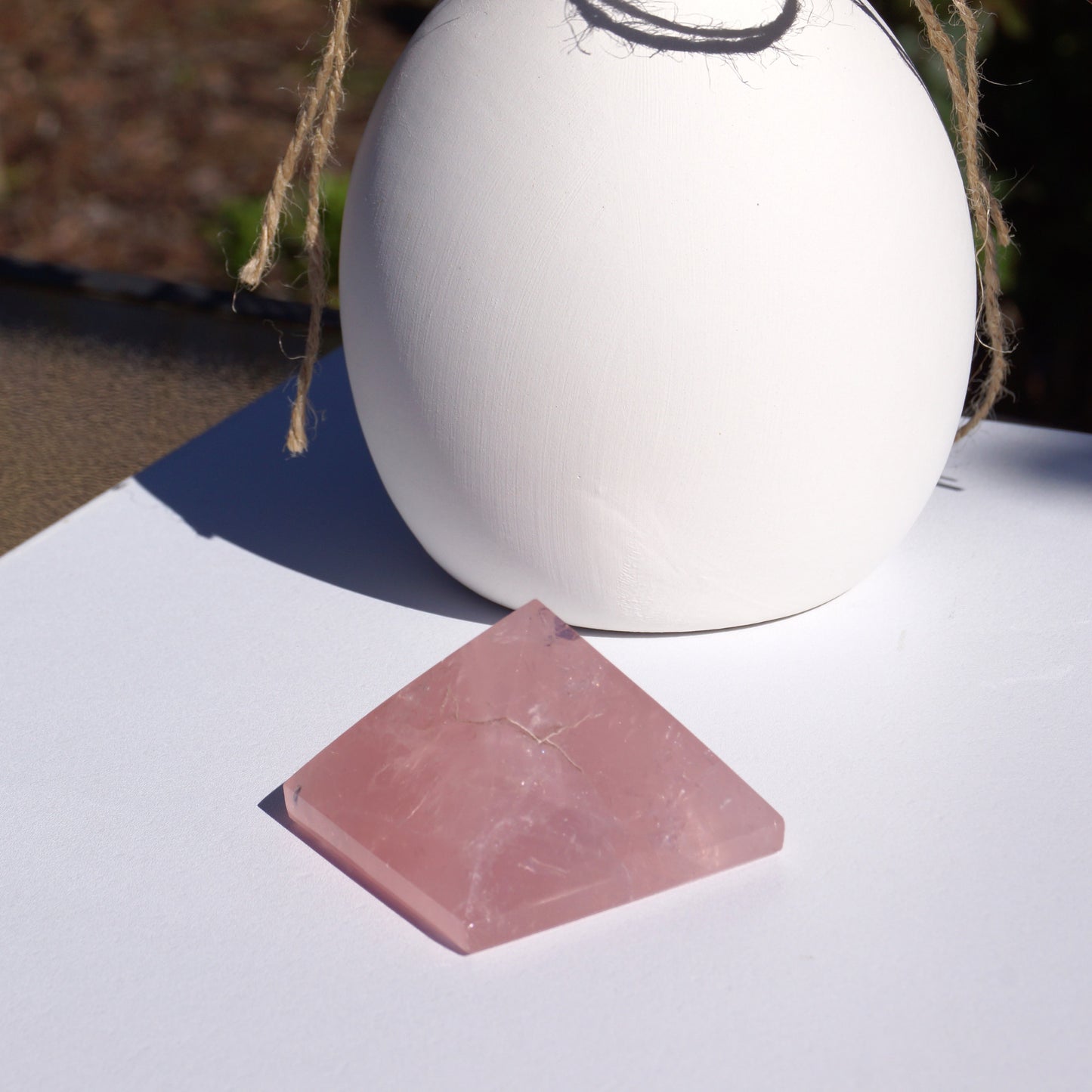 Rose Quartz Pyramid