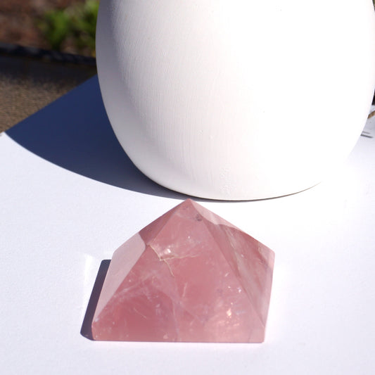 Rose Quartz Pyramid