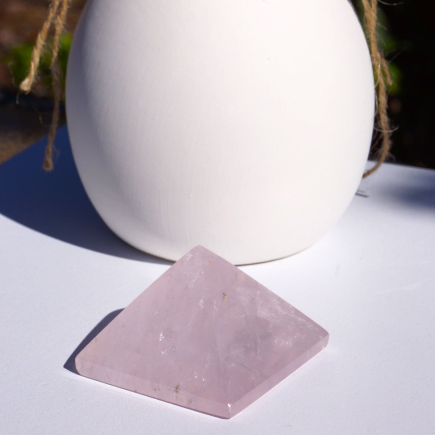 Rose Quartz Pyramid