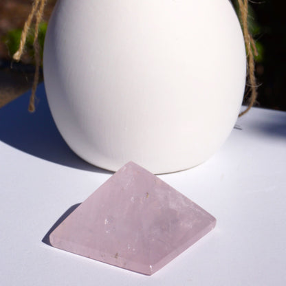 Rose Quartz Pyramid