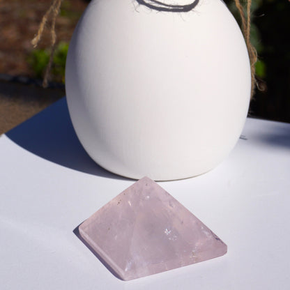 Rose Quartz Pyramid