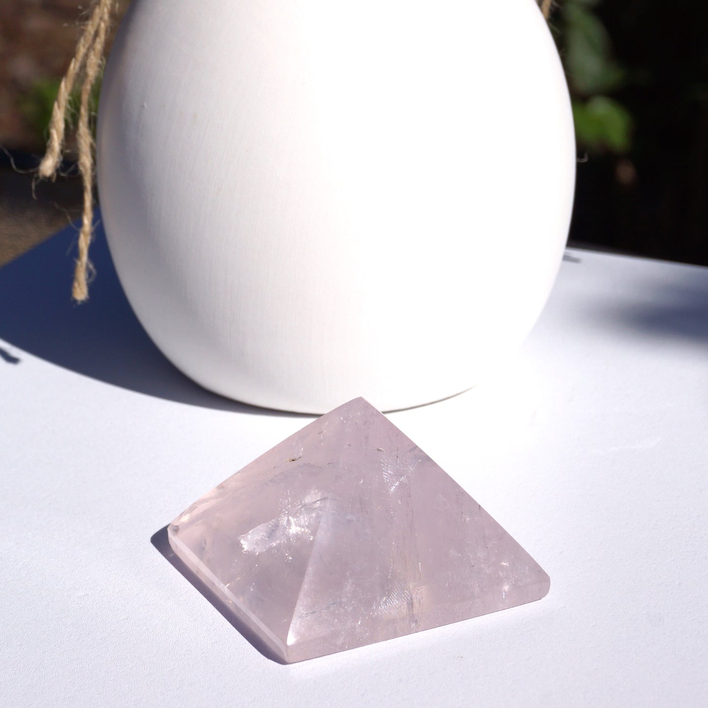 Rose Quartz Pyramid