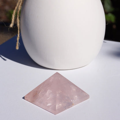 Rose Quartz Pyramid