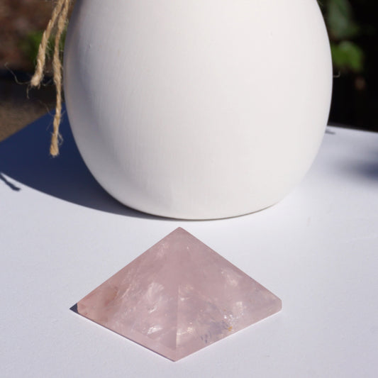 Rose Quartz Pyramid