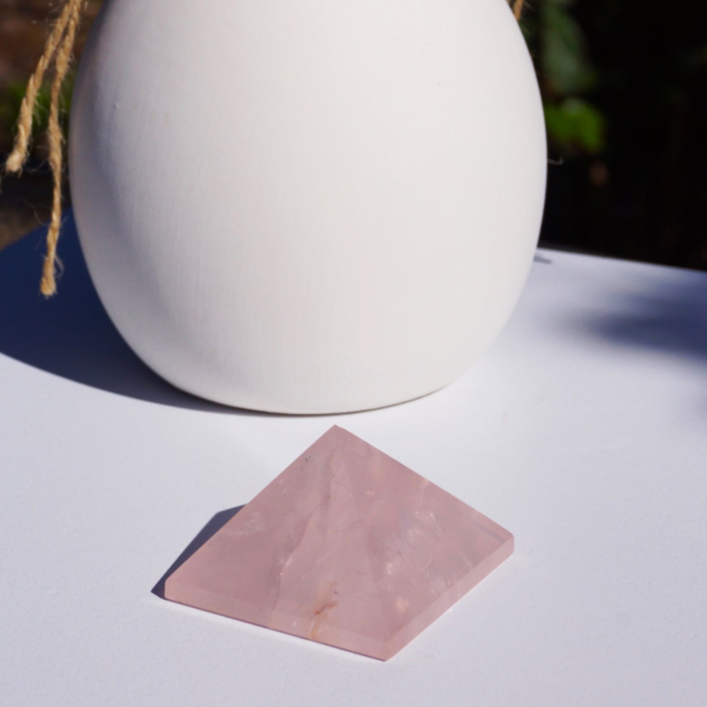 Rose Quartz Pyramid