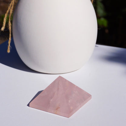 Rose Quartz Pyramid