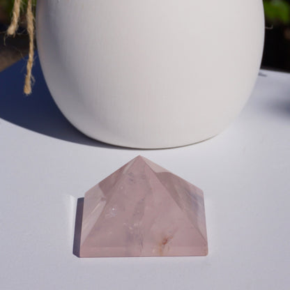 Rose Quartz Pyramid