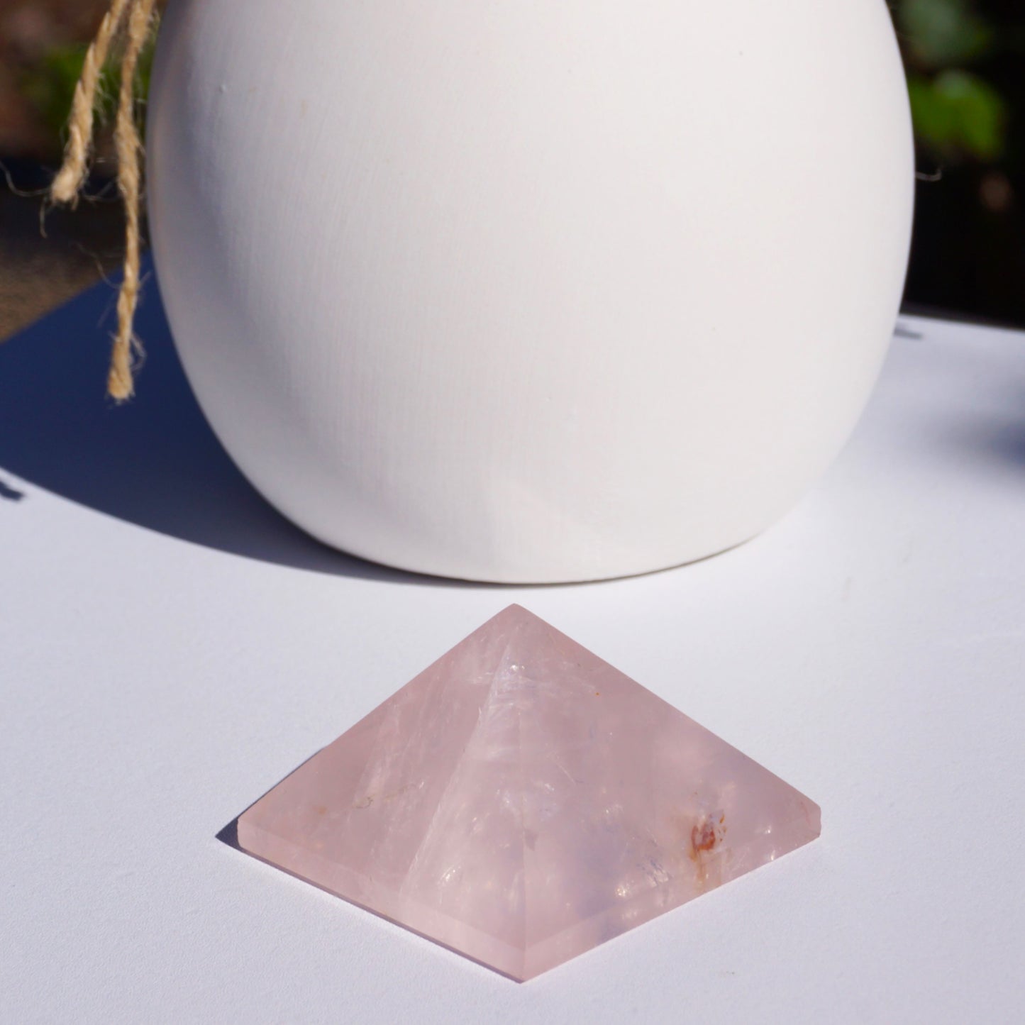 Rose Quartz Pyramid
