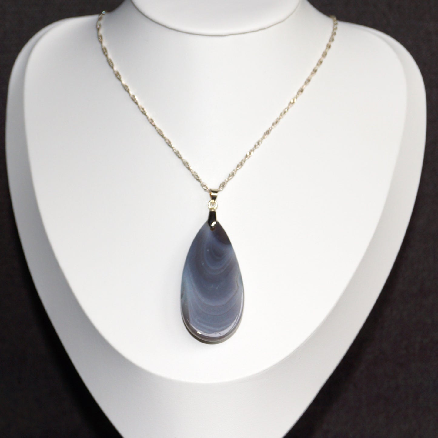 Blue Lace Agate Pendant