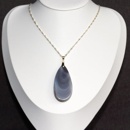 Blue Lace Agate Pendant