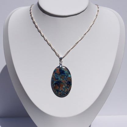 Shattuckite Pendant — “Voice of Inner Truth”