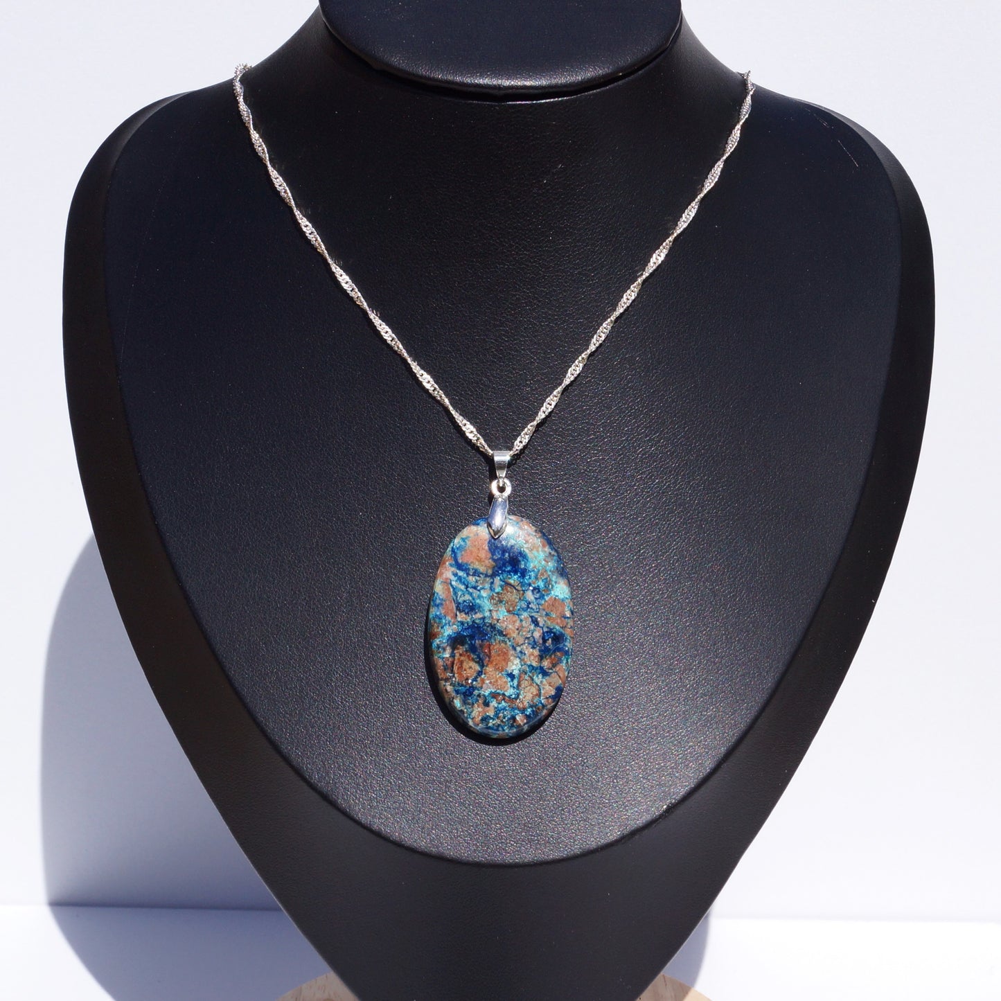 Shattuckite Pendant — “Voice of Inner Truth”