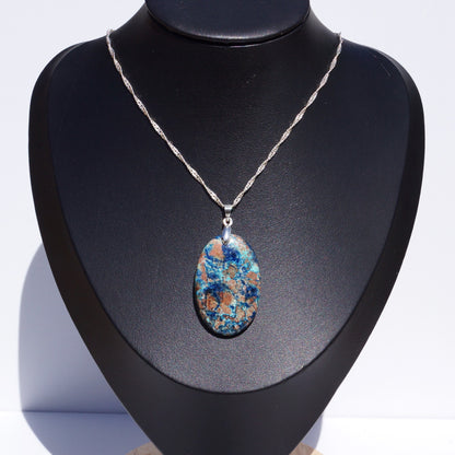 Shattuckite Pendant — “Voice of Inner Truth”