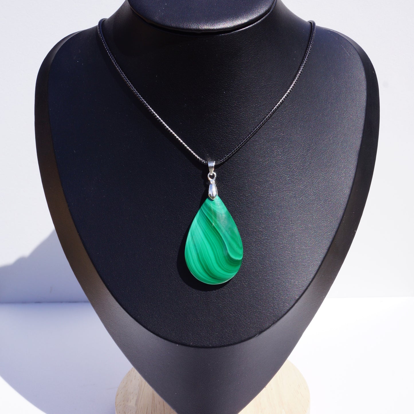 Malachite Pendant — “Stone of Transformation”