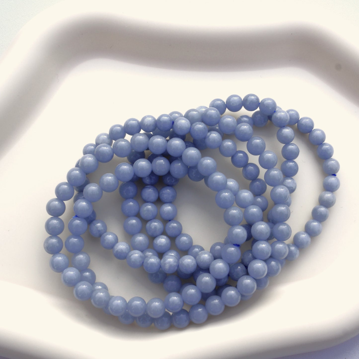 Angelite Bracelet (Serenity) – 6mm