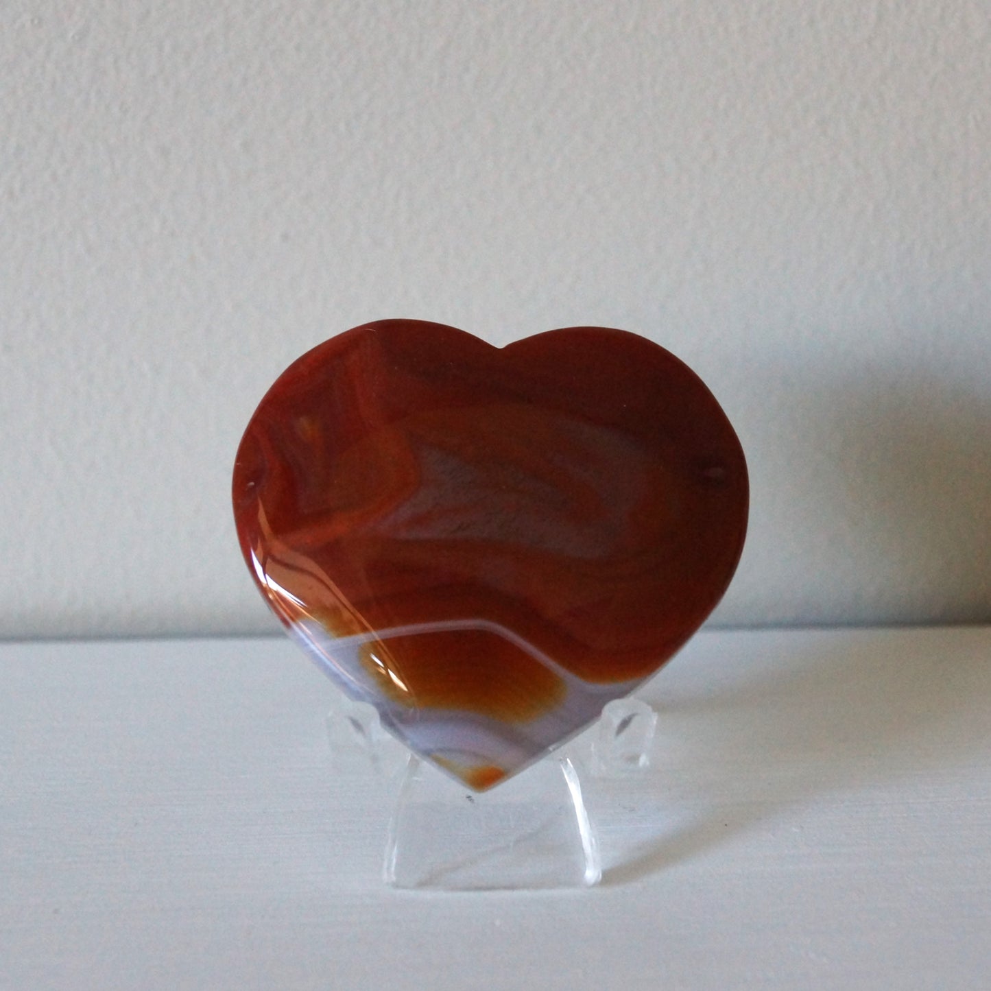 High Quality Carnelian Heart #11