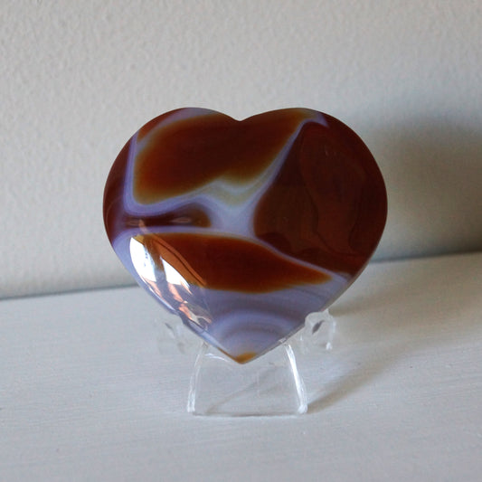 High Quality Carnelian Heart #11