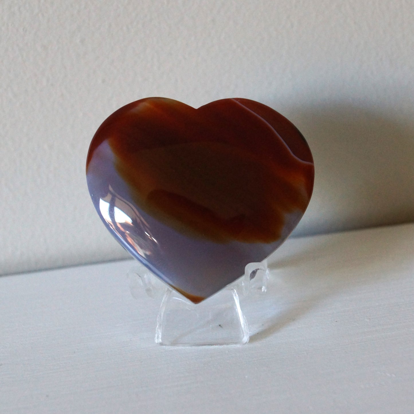 High Quality Carnelian Heart #7
